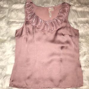 A diva tank blush size M beautiful neck Dusty Rose Light Pink M